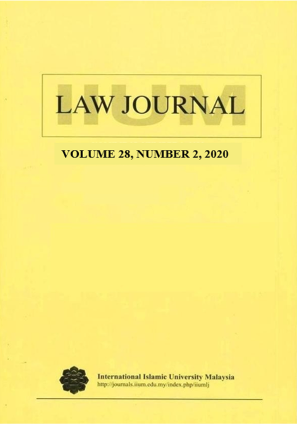 					View Vol. 28 No. 2 (2020): IIUM Law Journal
				