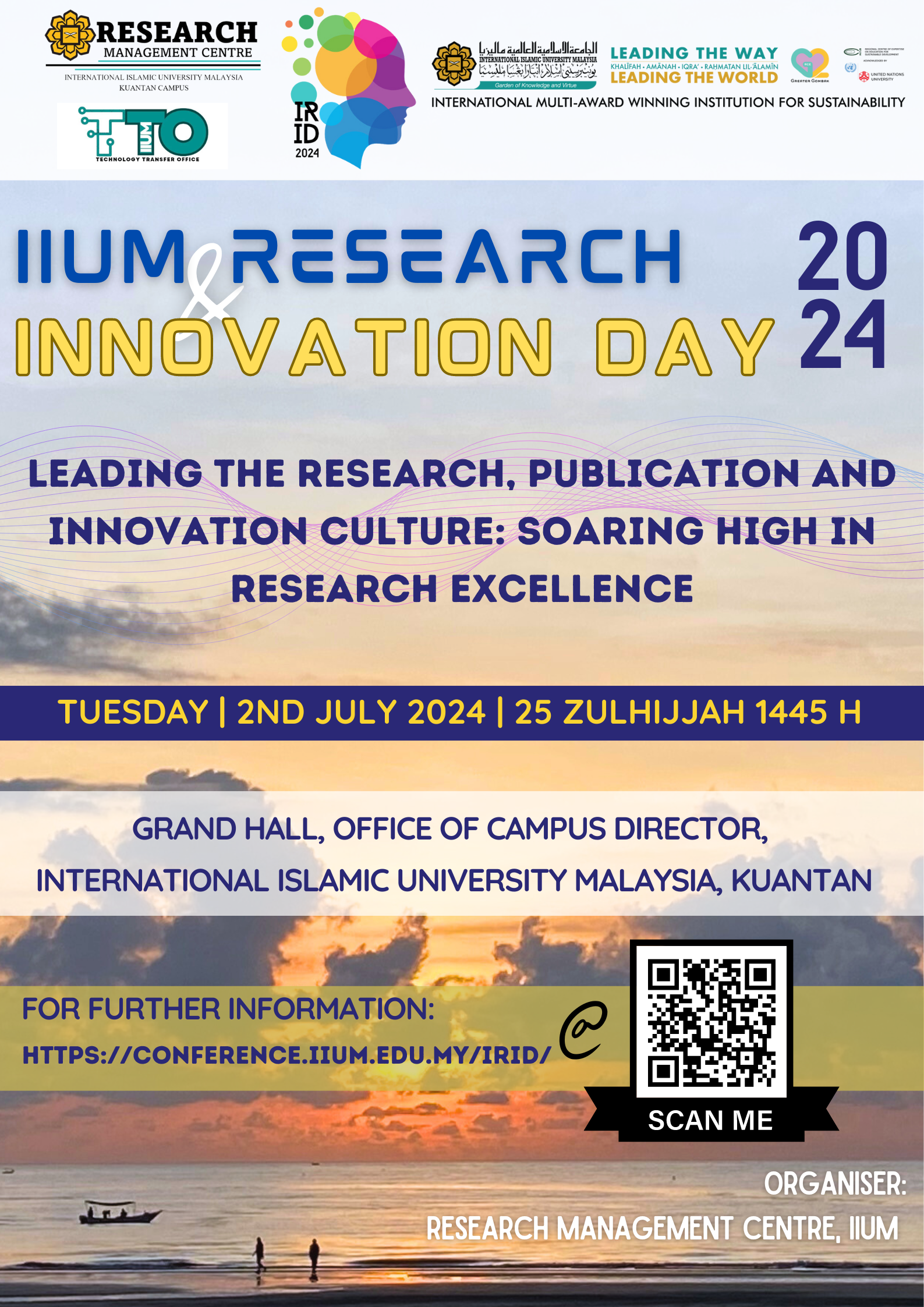					View Vol. 8 No. 3 (2024): Supplement: IIUM Research Day 2024 (IRID 2024)
				