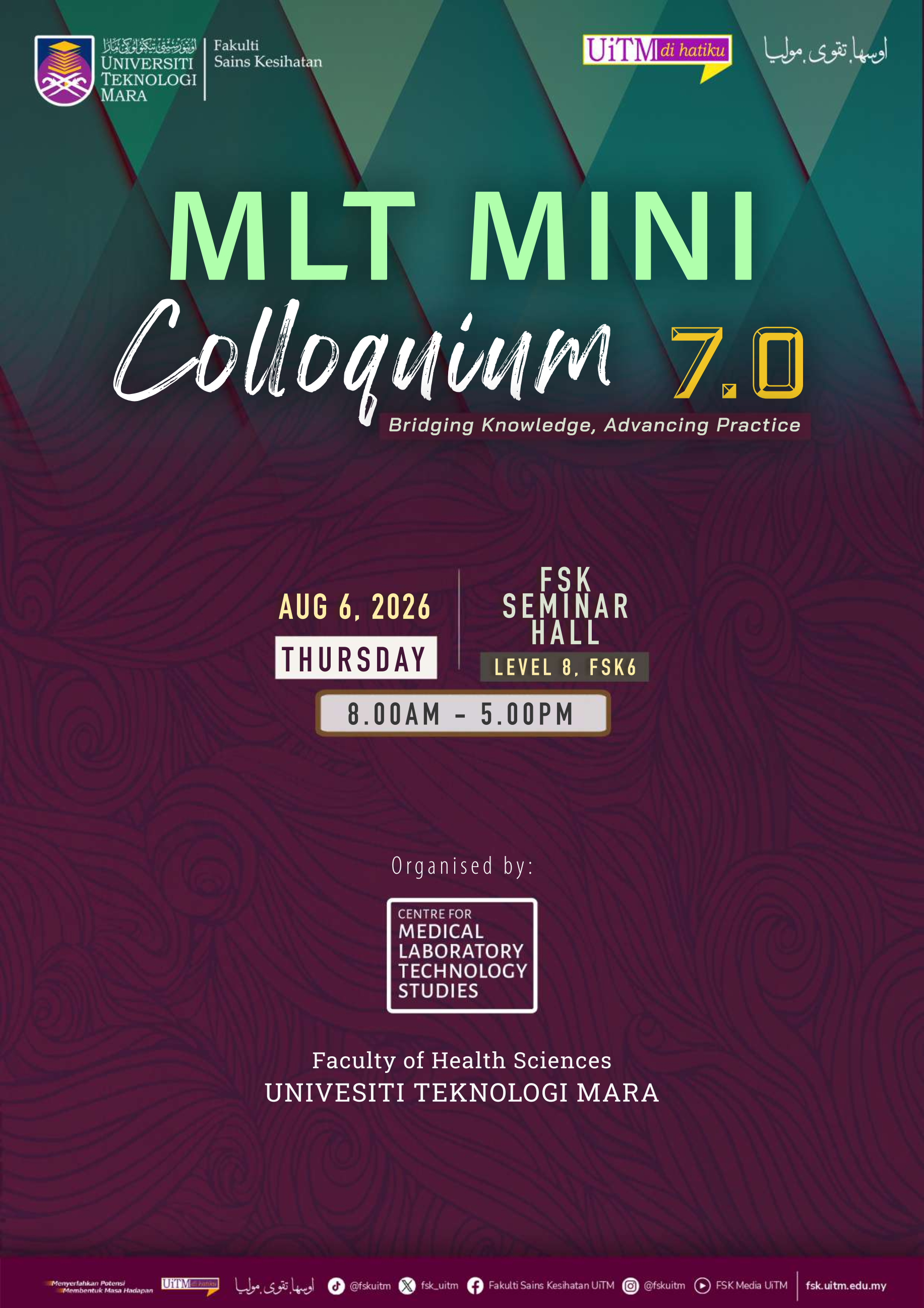 					View Vol. 10 No. SUPP3 (2026): MLT Mini Colloquium 7.0
				