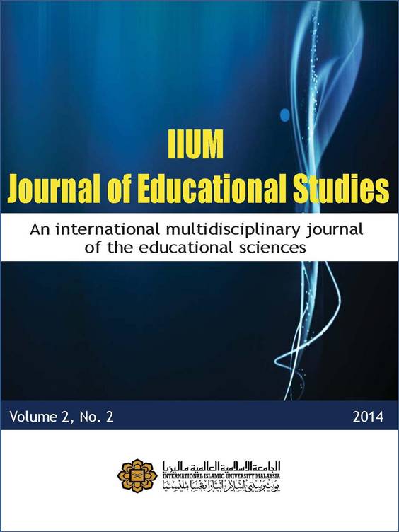					View Vol. 2 No. 2 (2014): IIUM Journal of Educational Studies
				