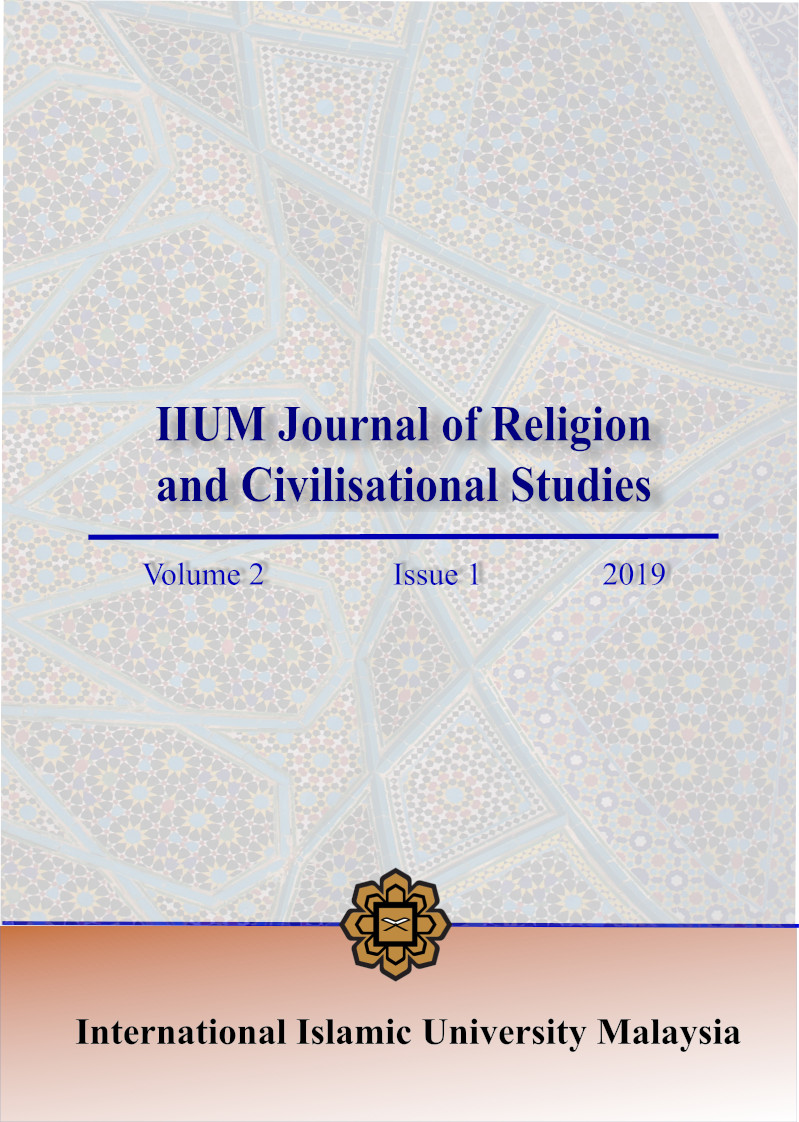 					View Vol. 2 No. 1 (2019): IIUM Journal of Religion and Civilisational Studies
				