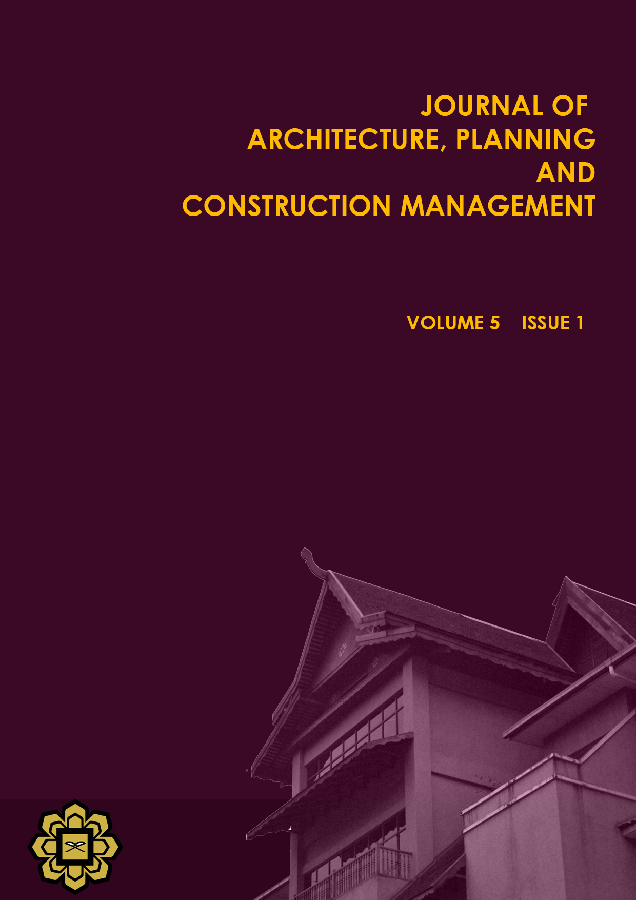 					View Vol. 6 No. 1 (2016): Journal of Architecture, Planning and Construction Management (JAPCM)
				
