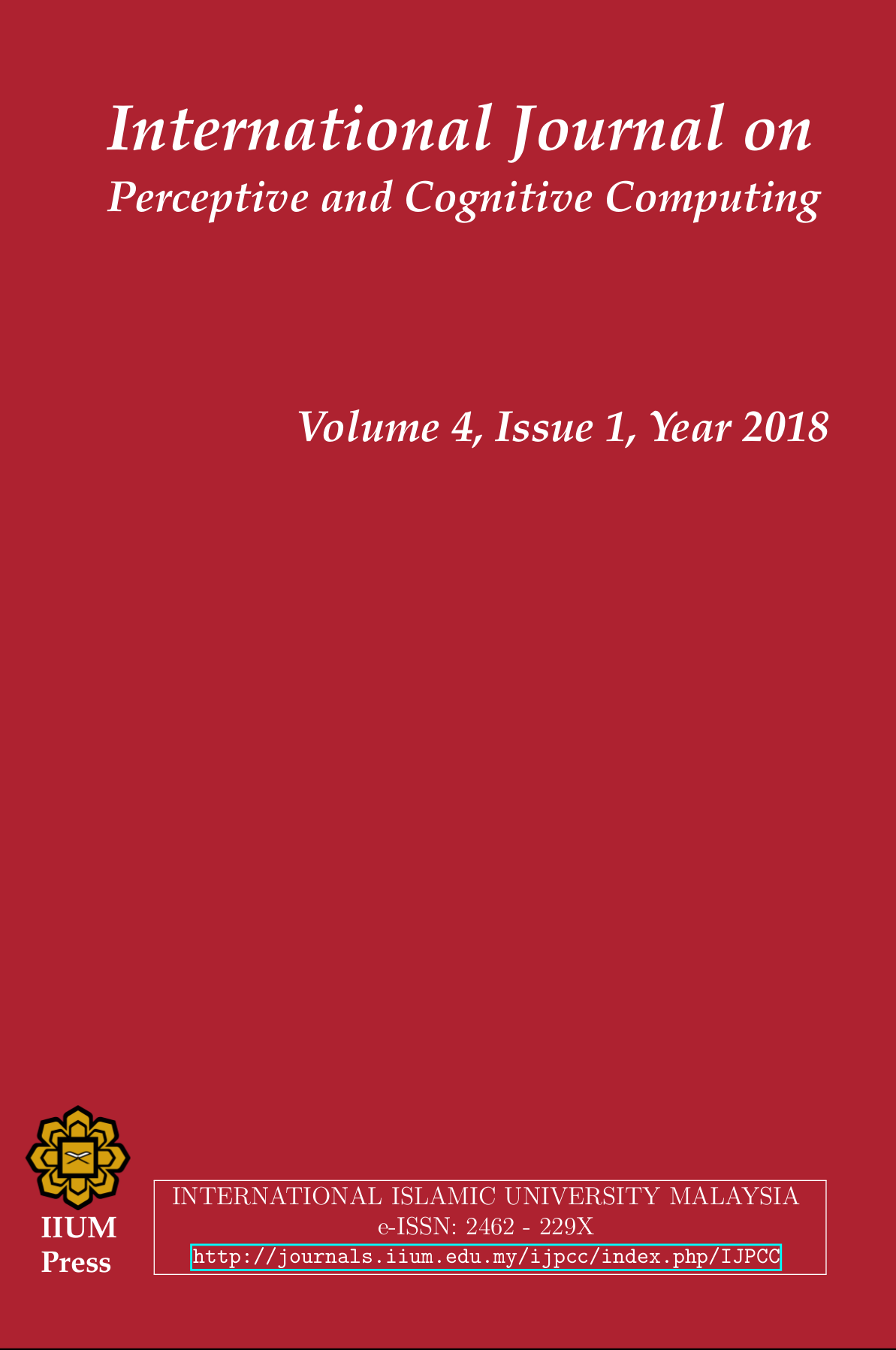 					View Vol. 4 No. 1 (2018): June 2018
				