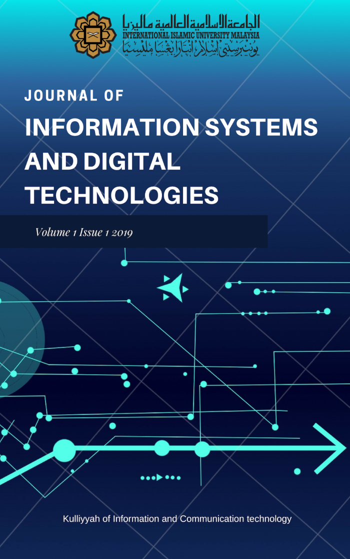 					View Vol. 1 No. 1 (2019): Journal of Information Systems and Digital Technologies
				