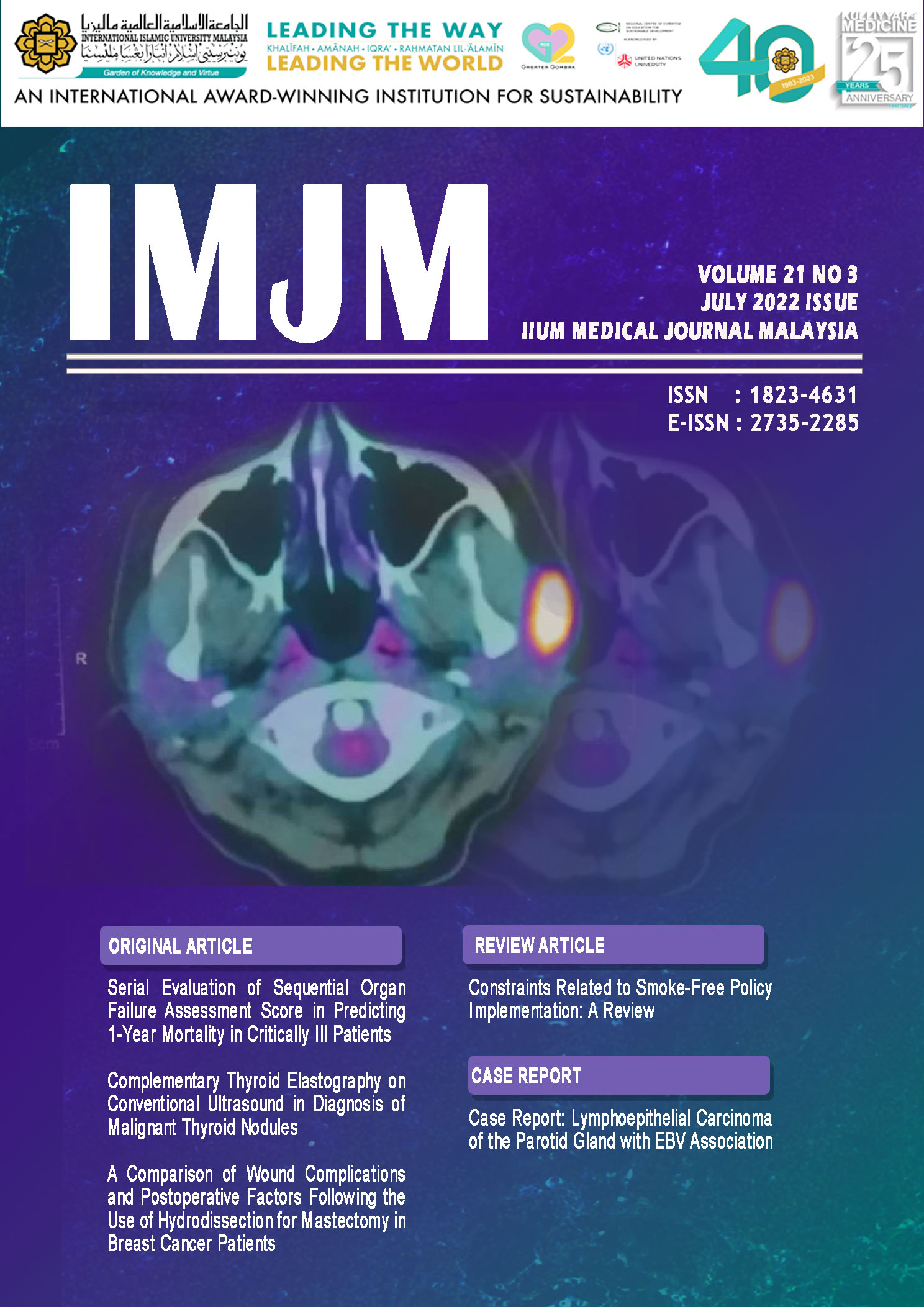 					View Vol. 21 No. 3 (2022): IIUM Medical Journal Malaysia - July 2022
				