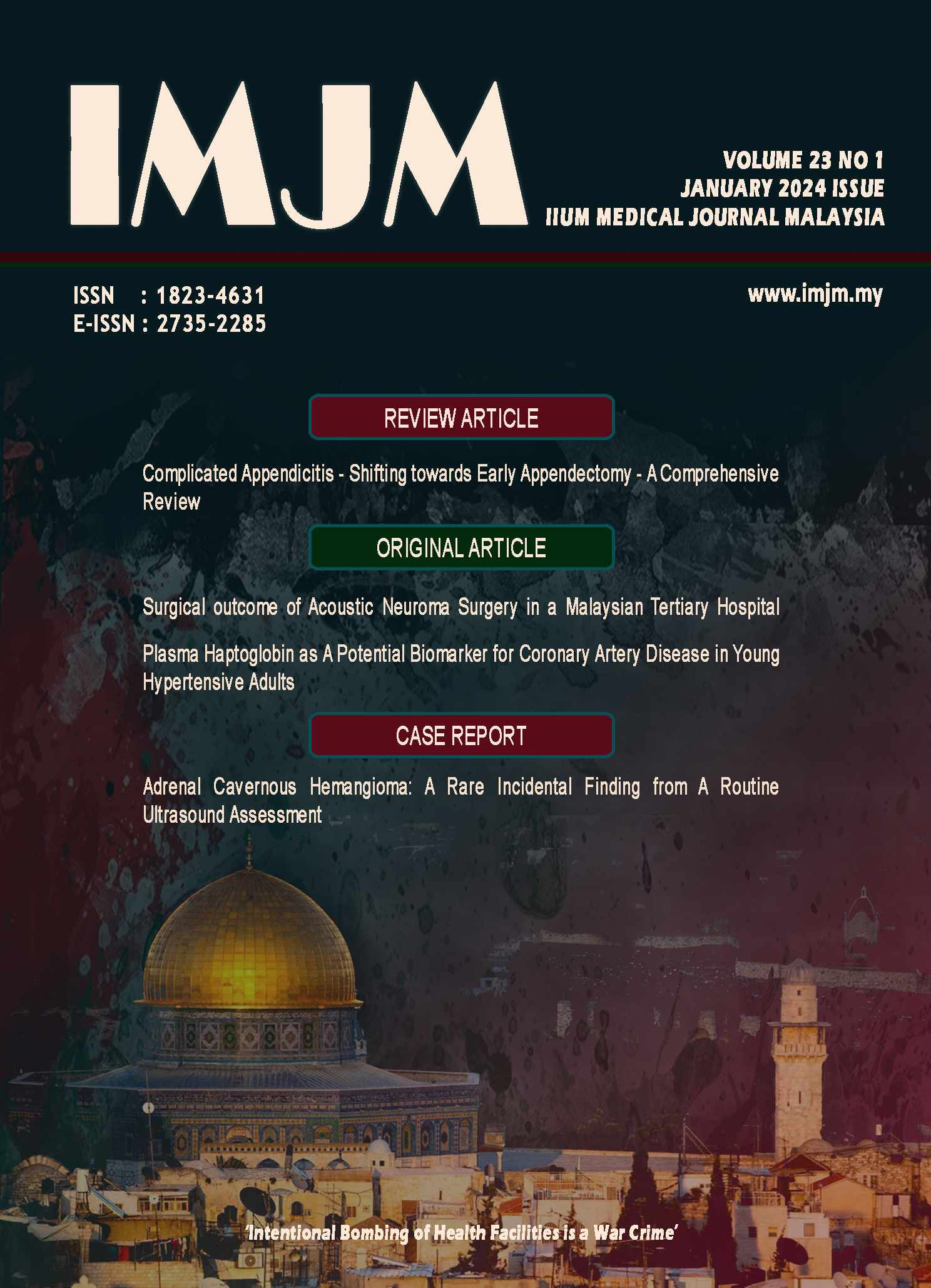 					View Vol. 23 No. 01 (2024): IIUM Medical Journal Malaysia - January 2024
				