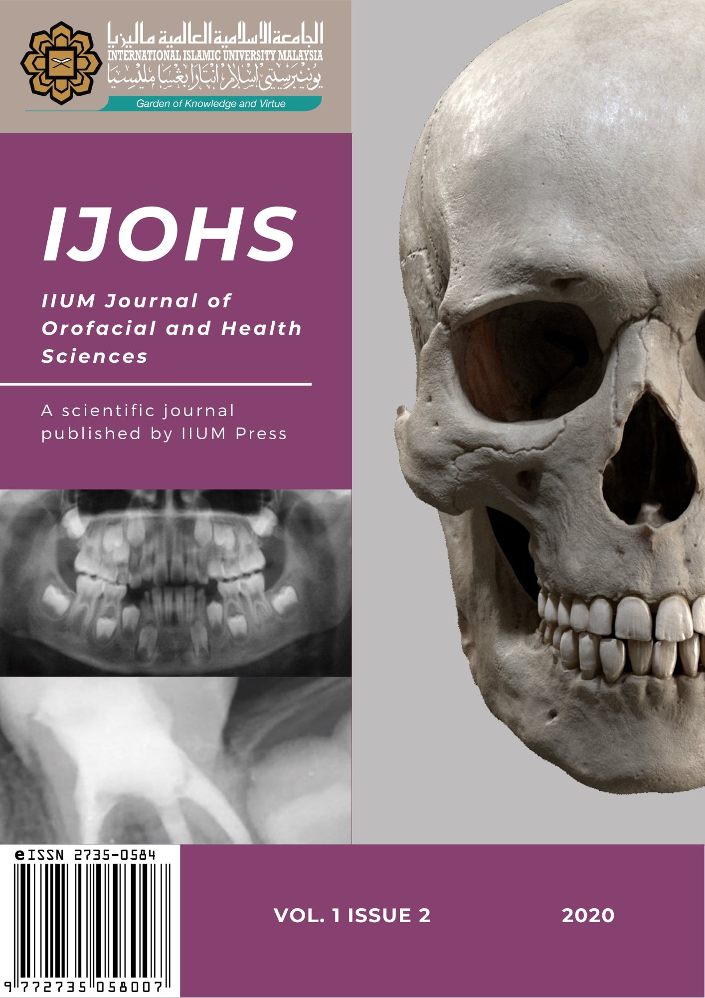 IIUM JOURNAL OF OROFACIAL AND HEALTH SCIENCES