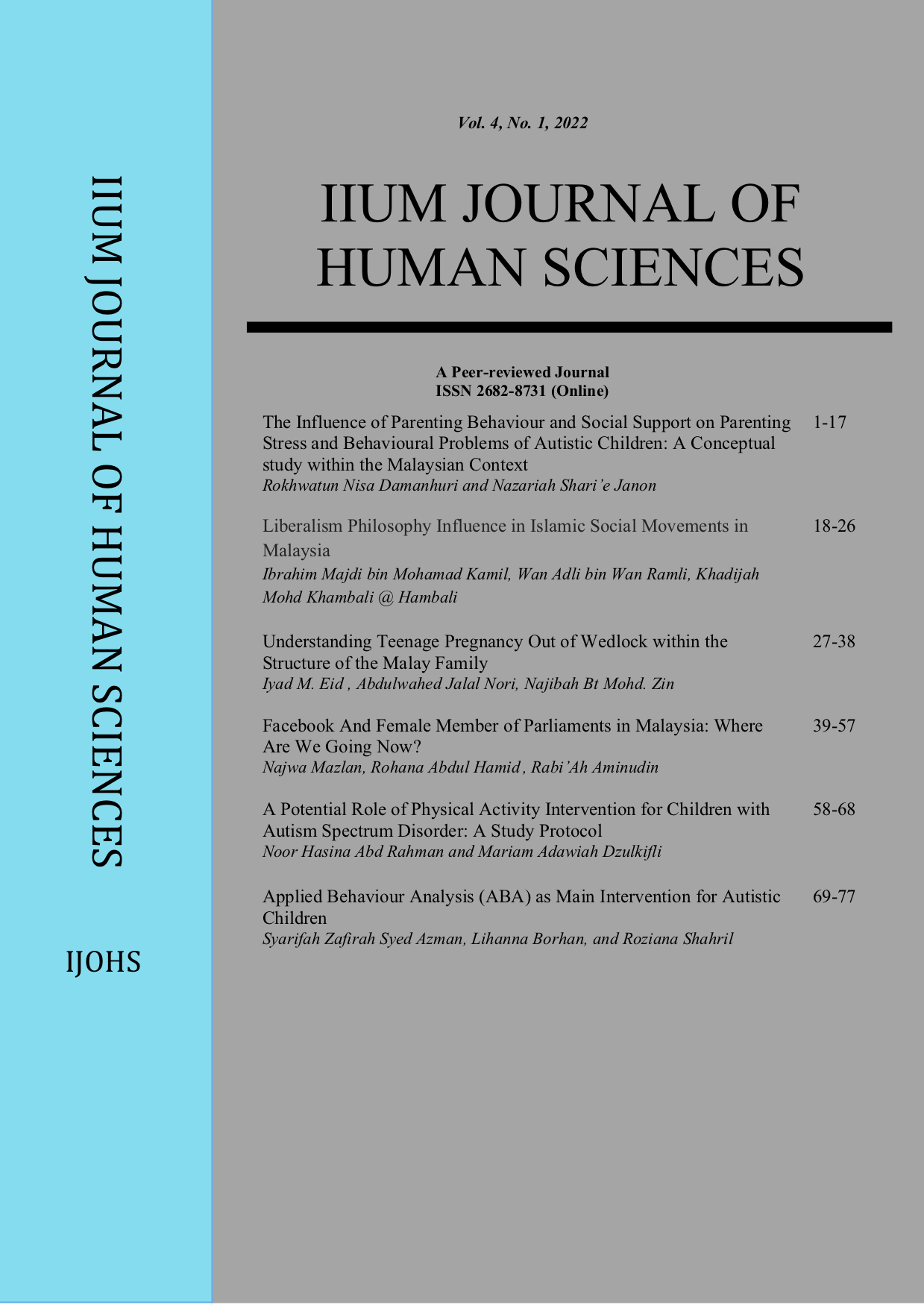 Aba Journal Case Study Example Applied Behaviour Analysis (ABA) as Main Intervention for Autistic ...