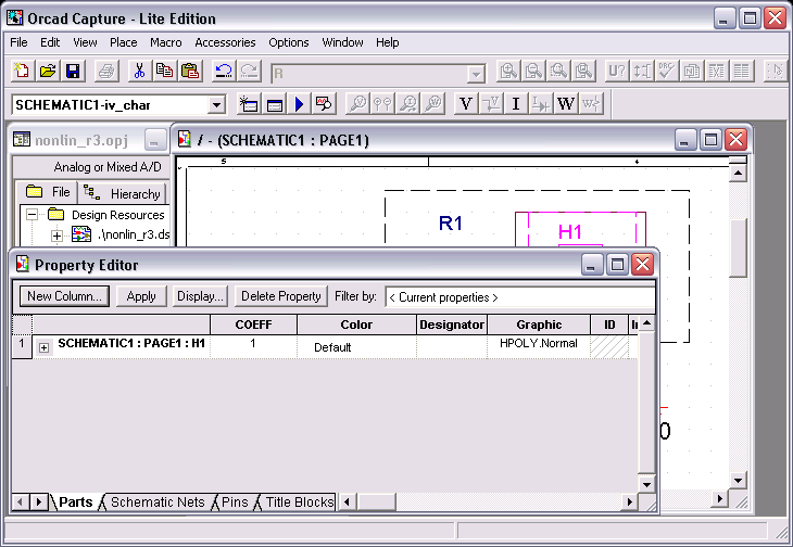 HPOLY Coefficients Before Editing