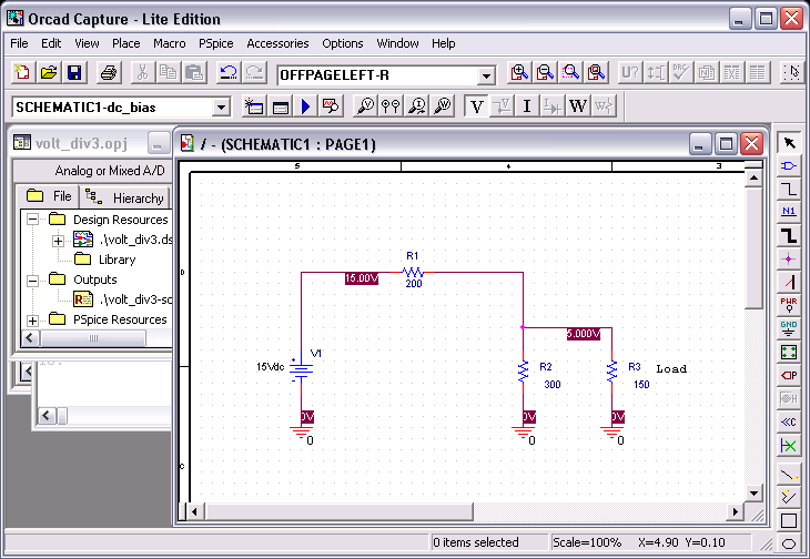 Voltage Divider with Load